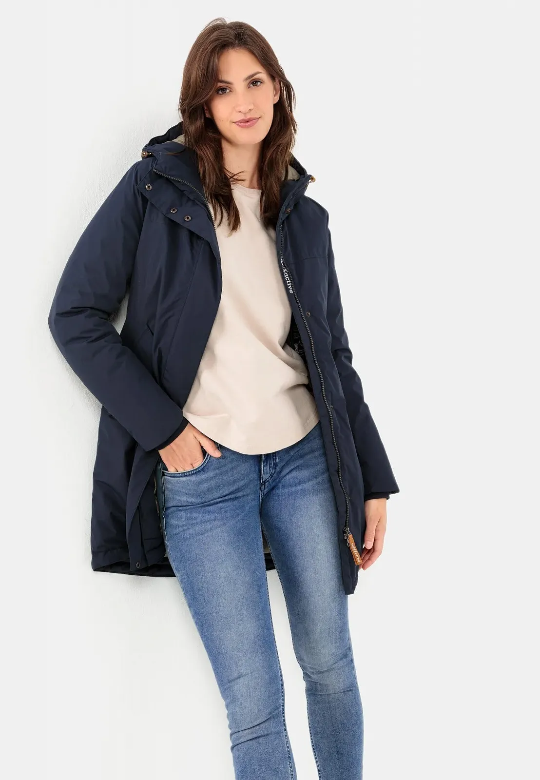 Жіноче функціональне пальто camel active з переробленого поліестеру, фото №5 Жіноче функціональне пальто camel active з переробленого поліестеру, фото №5