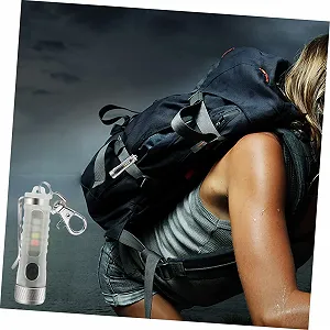 Міні Ліхтарик Брелок Toyvian з Регульованим LED Світлом та Режимами Освітлення для Кемпінгу, Активного Відпочинку та Надзвичайних Ситуацій synthetic.ua - Фото 1