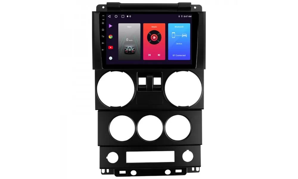 Штатная магнитола Sigma F9216 2+32 Gb Jeep Wrangler 3 JK F1 2008-2010 9, фото №1