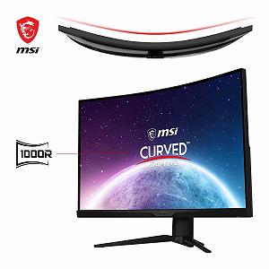 Монітор MSI MAG 325CQRXFDE 31.5 дюйма WQHD Curved Gaming - 1000R, 2560 x 1440 Rapid VA панель, 240 Гц / 1 мс, 115% sRGB, DisplayHDR 400, Adaptive Sync, Mystic Light - DP 1.4a, HDMI 2.0, USB Type-C synthetic.ua - Фото 1