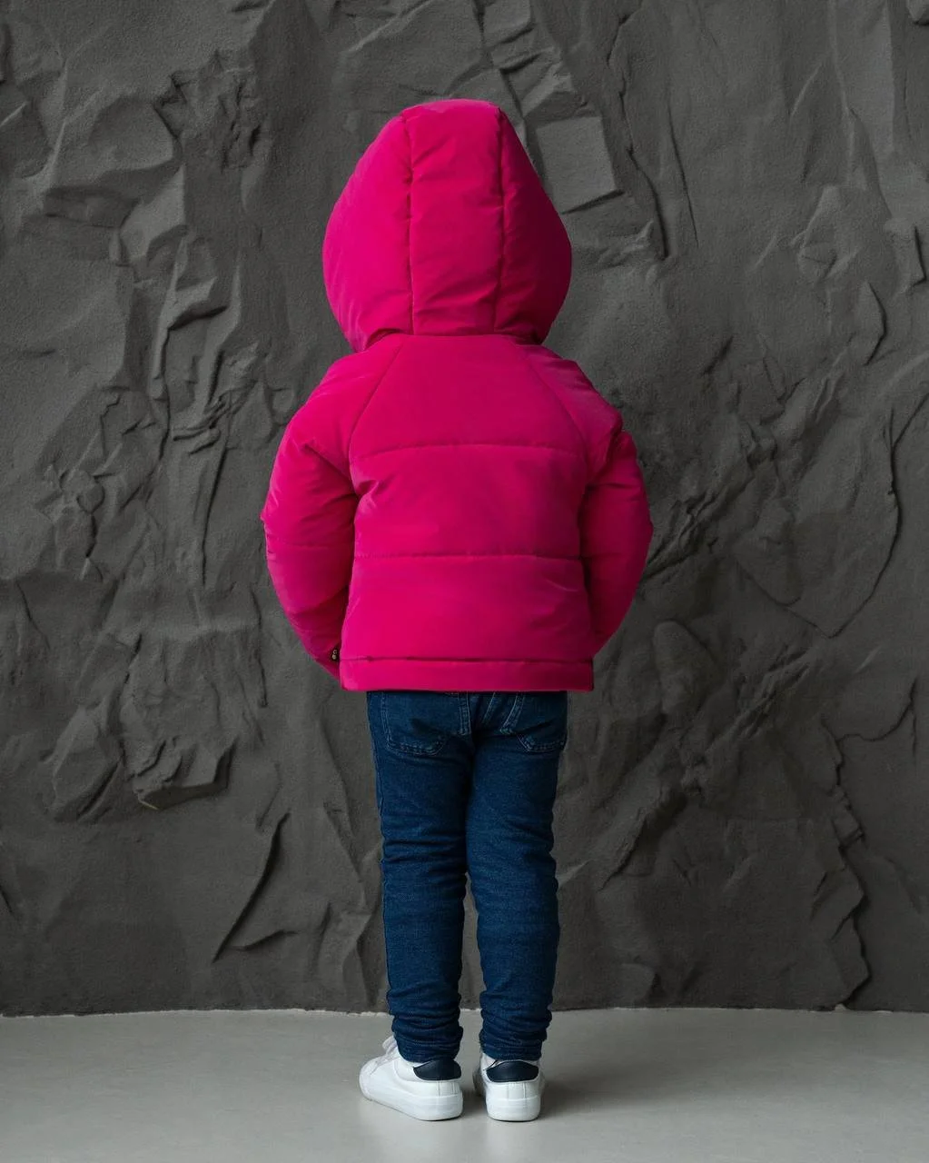 Дитяча демісезонна курточка з капюшоном від 74 до 158 розмір, весна/осінь хакі, фото №6