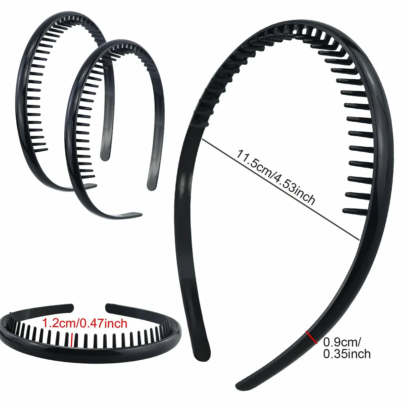 Унісекс Обруч на голову Набір 2 шт, фото №2