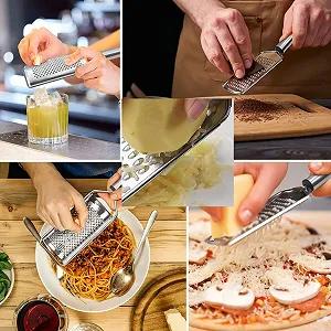 Терка кухонна з нержавіючої сталі, набір терок з 3 предметів synthetic.ua - Фото 1