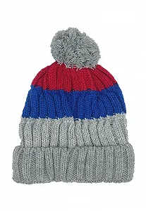 Детская шапка с помпоном Marvel Мстители Капитан Америка Маленькие подарки для мальчиков Вязаная зимняя шапка, разноцветная, 56 synthetic.ua - Фото 1