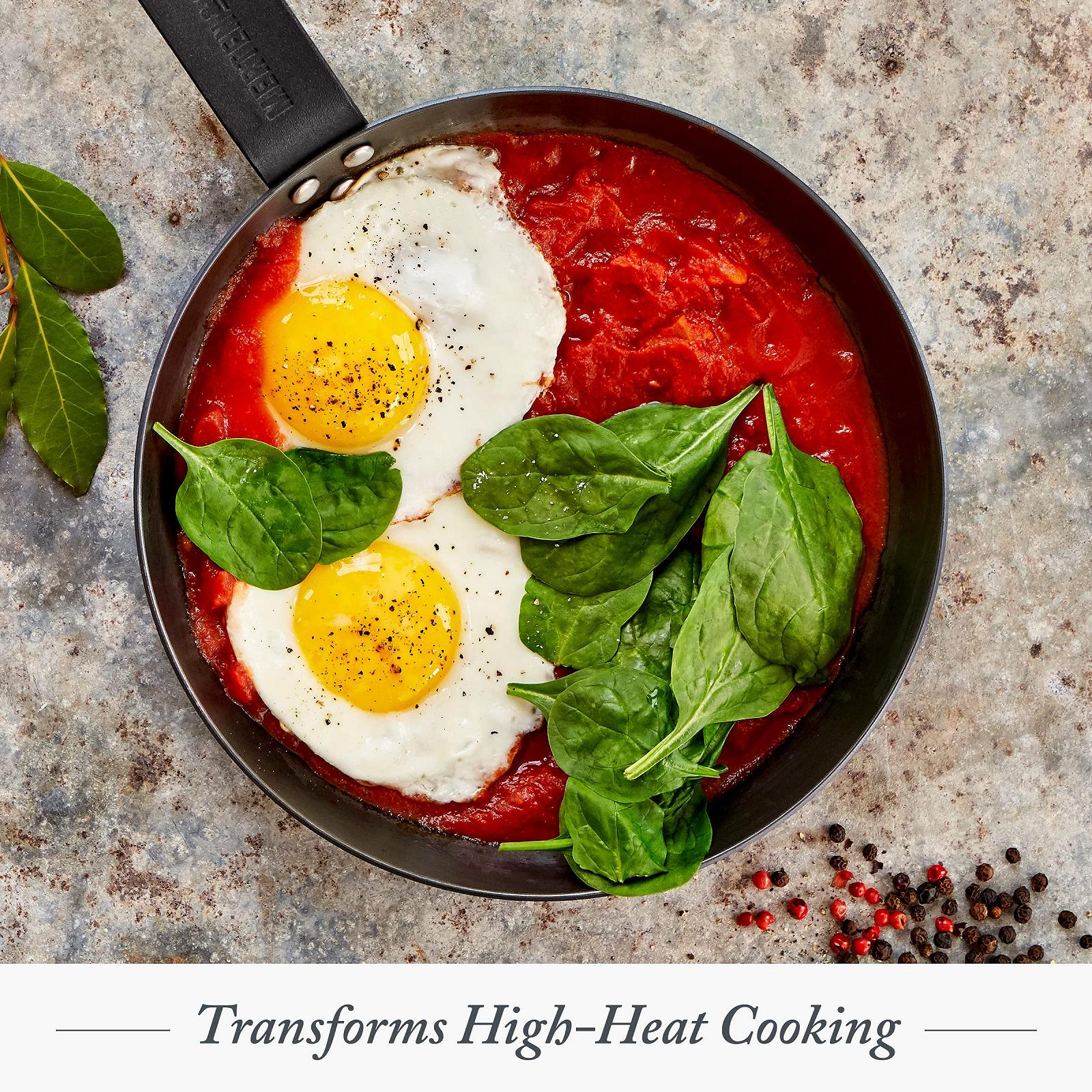 Сковорода Merten & Storck Induction 26 см Углеродистая сталь Антипригарное покрытие Черный, фото №5