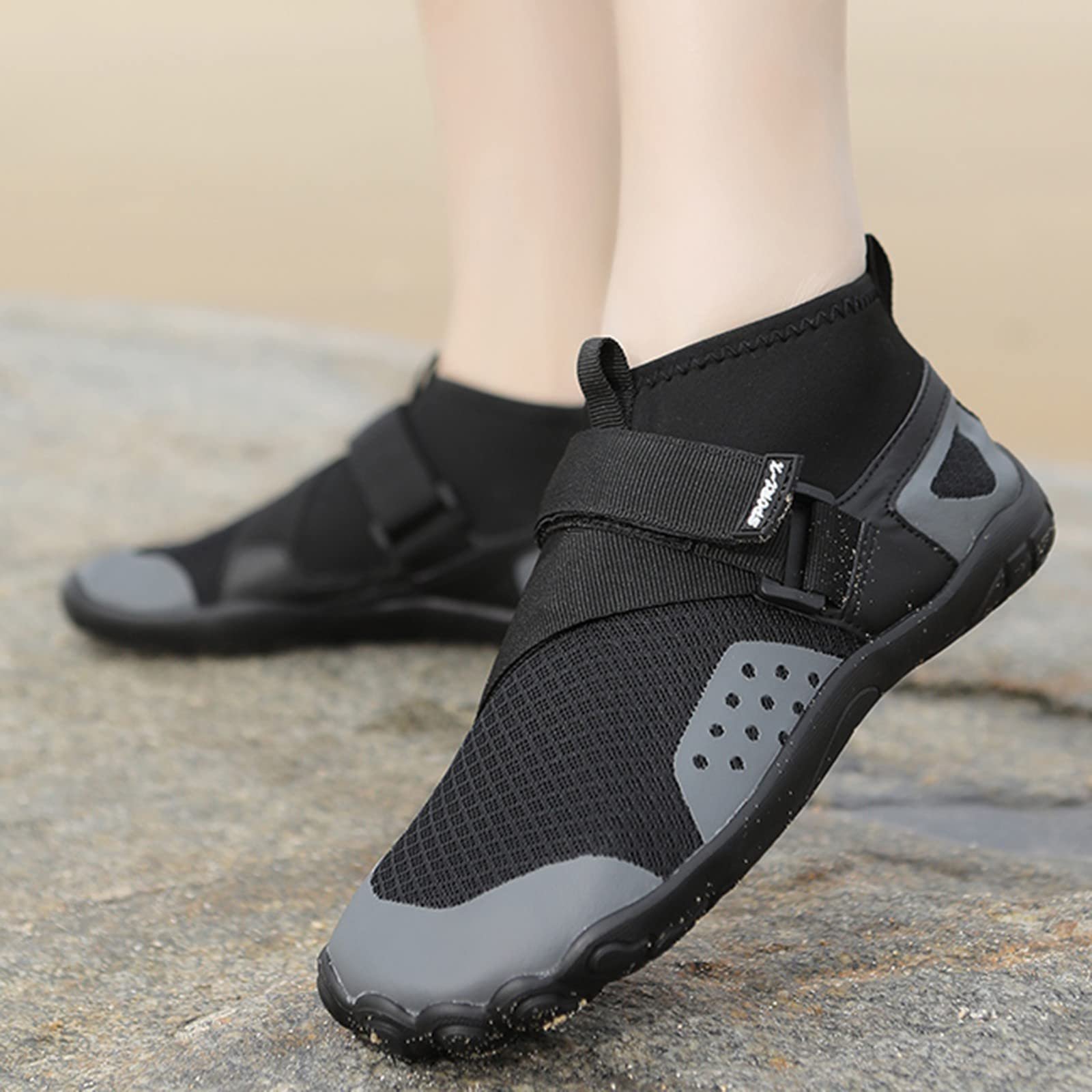 Кросівки SRZYMJ Чорний, фото №3