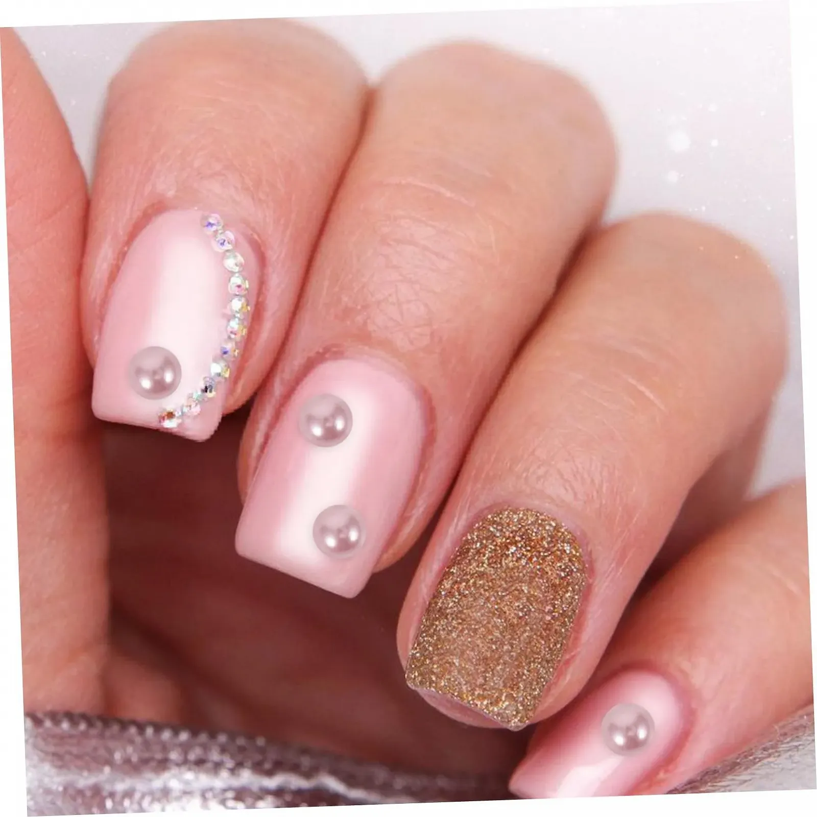 Перлини VILLCASE та тіла, наклейки, напівкруглі, фото №5