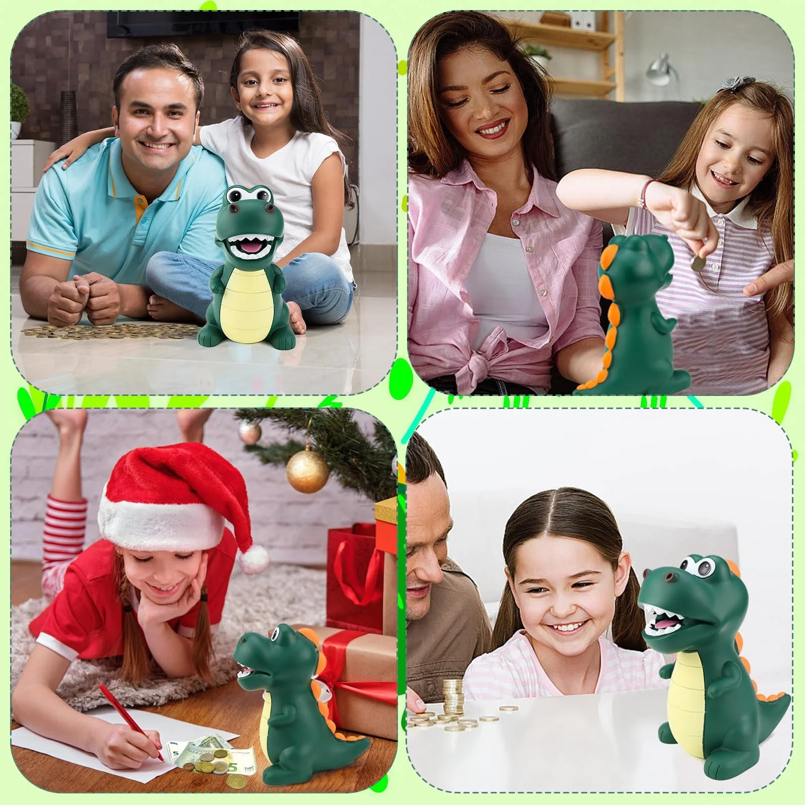 Скарбничка CHRI Динозавр ПВХ Декоративна, фото №6