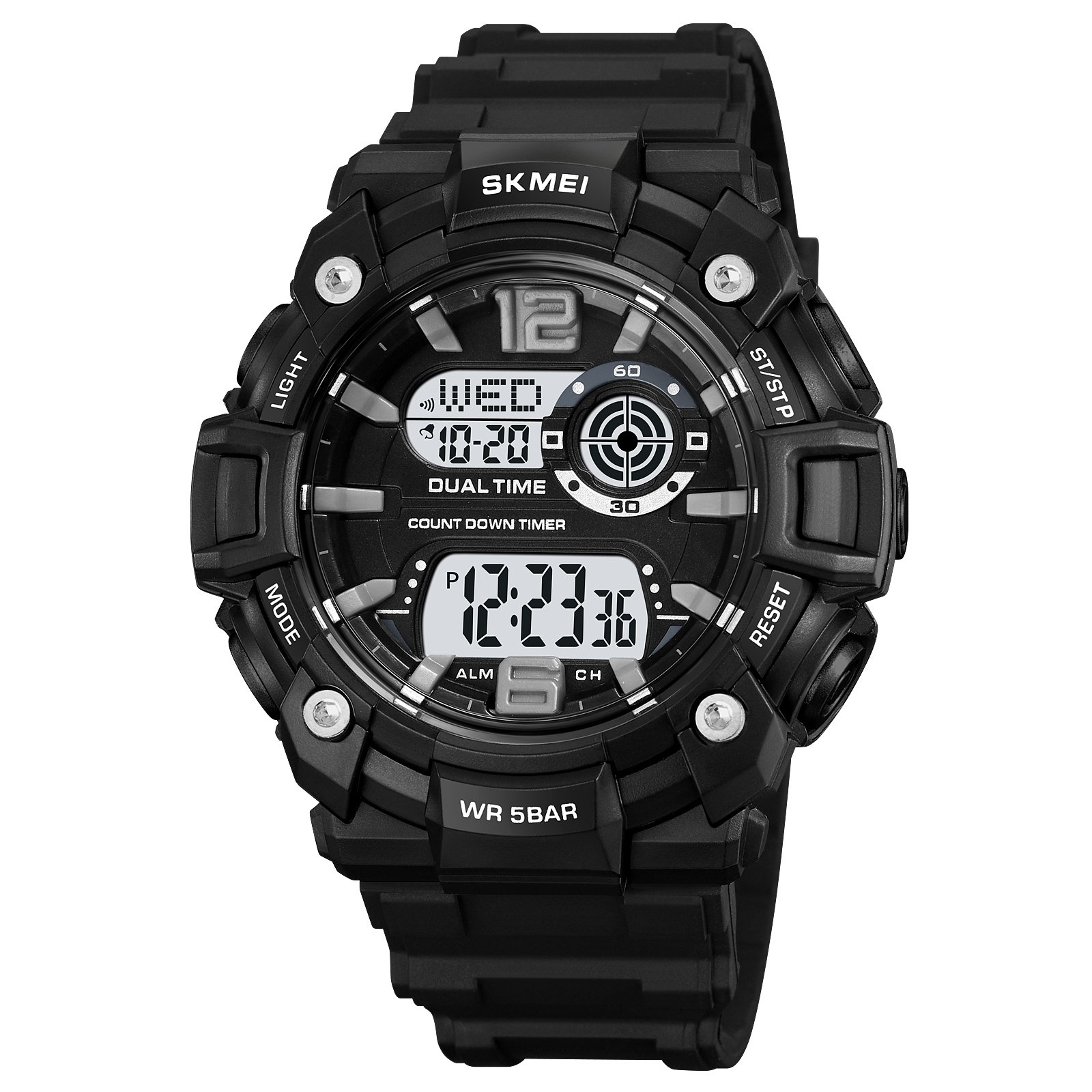 Годинник Skmei 2018 Black-White, фото №1