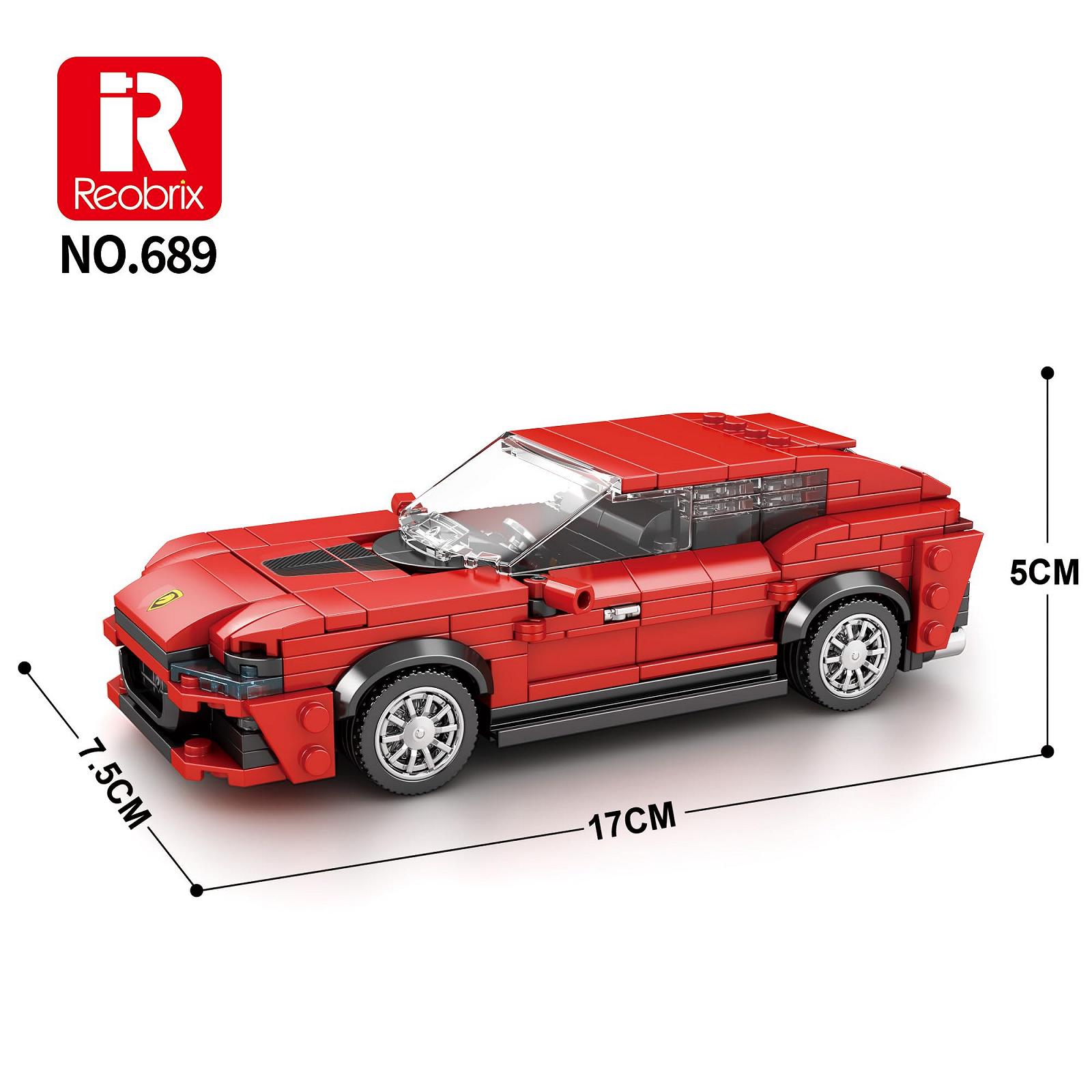 Блочный конструктор Reobrix Technic Speed Champions Спортивный автомобиль 416 Штук, фото №2