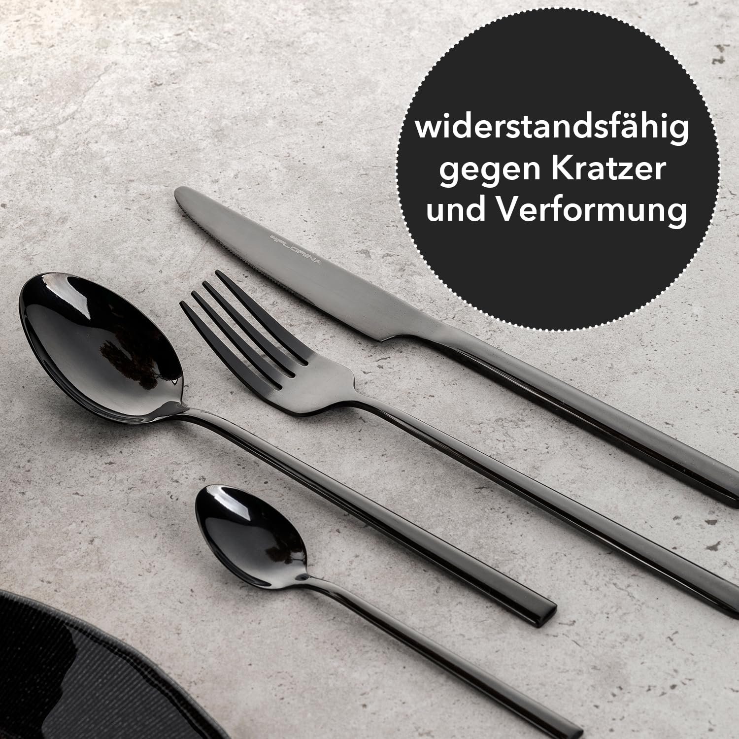 Набір столових приборів Florina RITZ з нержавіючої сталі, 24 предмети на 6 персон, фото №5 Набір столових приборів Florina RITZ з нержавіючої сталі, 24 предмети на 6 персон, фото №5