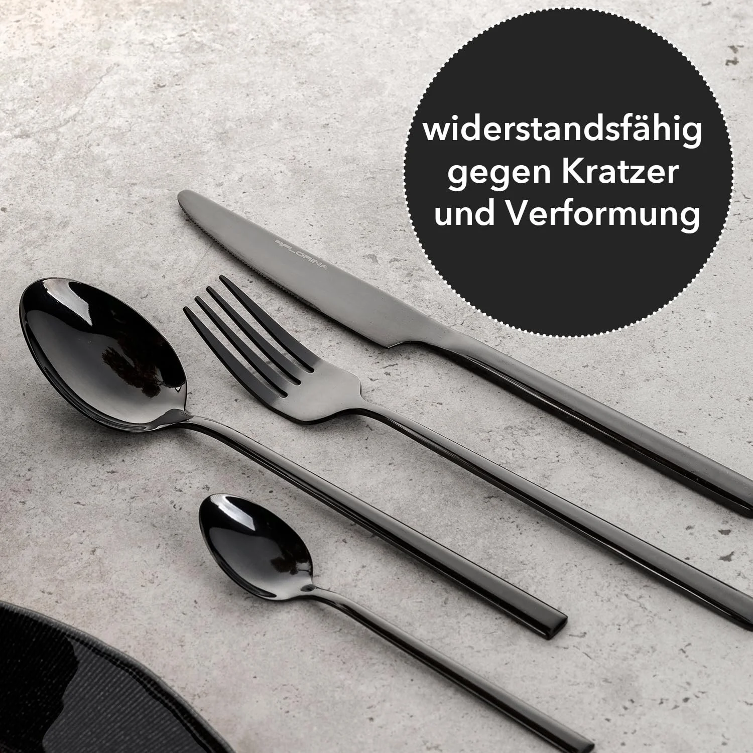 Набор столовых приборов Florina RITZ из нержавеющей стали, 24 предмета на 6 персон, фото №5