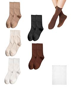 Носки Унисекс Хлопковые Тонкие Носки 5 пар - Фото 1