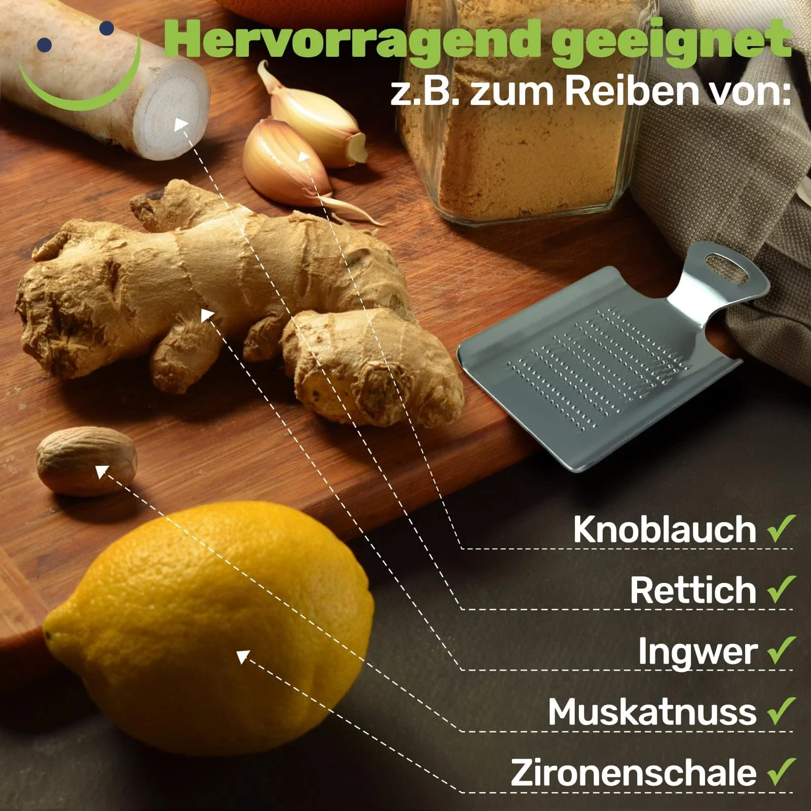 Терка Gravidus для імбиру, часнику, спецій, фото №3 Терка Gravidus для імбиру, часнику, спецій, фото №3