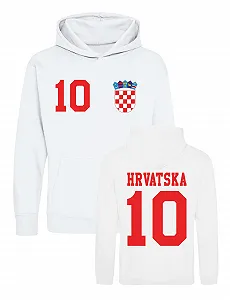 Дитяча Толстовка Croatia Джерсі Croatia Пуловер з капюшоном для хлопчиків та дівчаток - Персоналізована - Фото 1