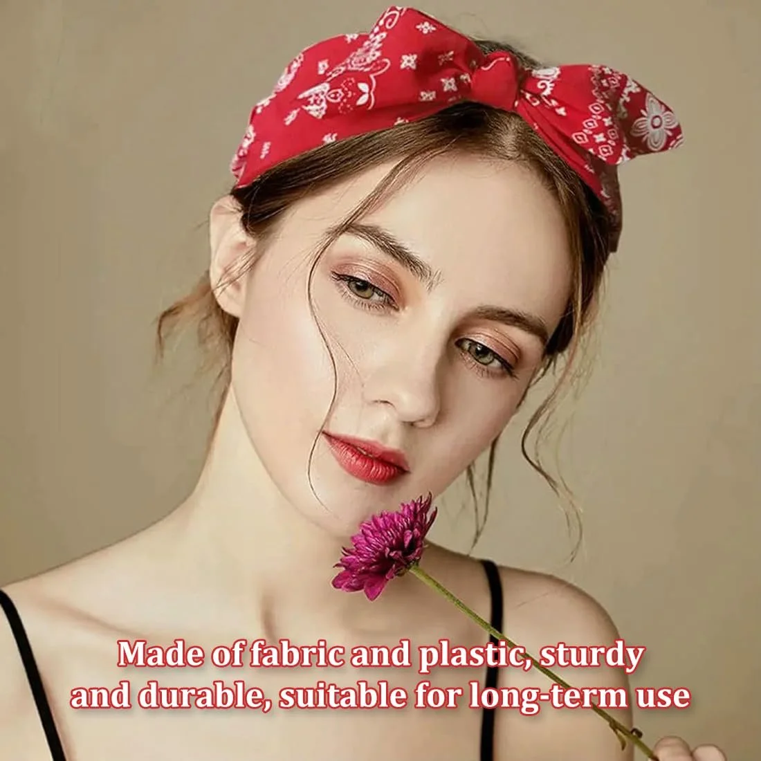 Обруч на голову Широка Paisley Жіноча з бантом, фото №5 Обруч на голову Широка Paisley Жіноча з бантом, фото №5