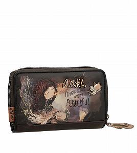 Кошелек Anekke Dreamverse Medium Multi Pocket Размер 15/10/3 см, многоцветный, темно-коричневый, современный - Фото 1