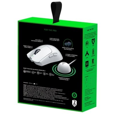 Мышка Razer Viper V4 PRO Wireless White (RZ01-05630200-R3G1), фото №9 Мышка Razer Viper V4 PRO Wireless White (RZ01-05630200-R3G1), фото №9