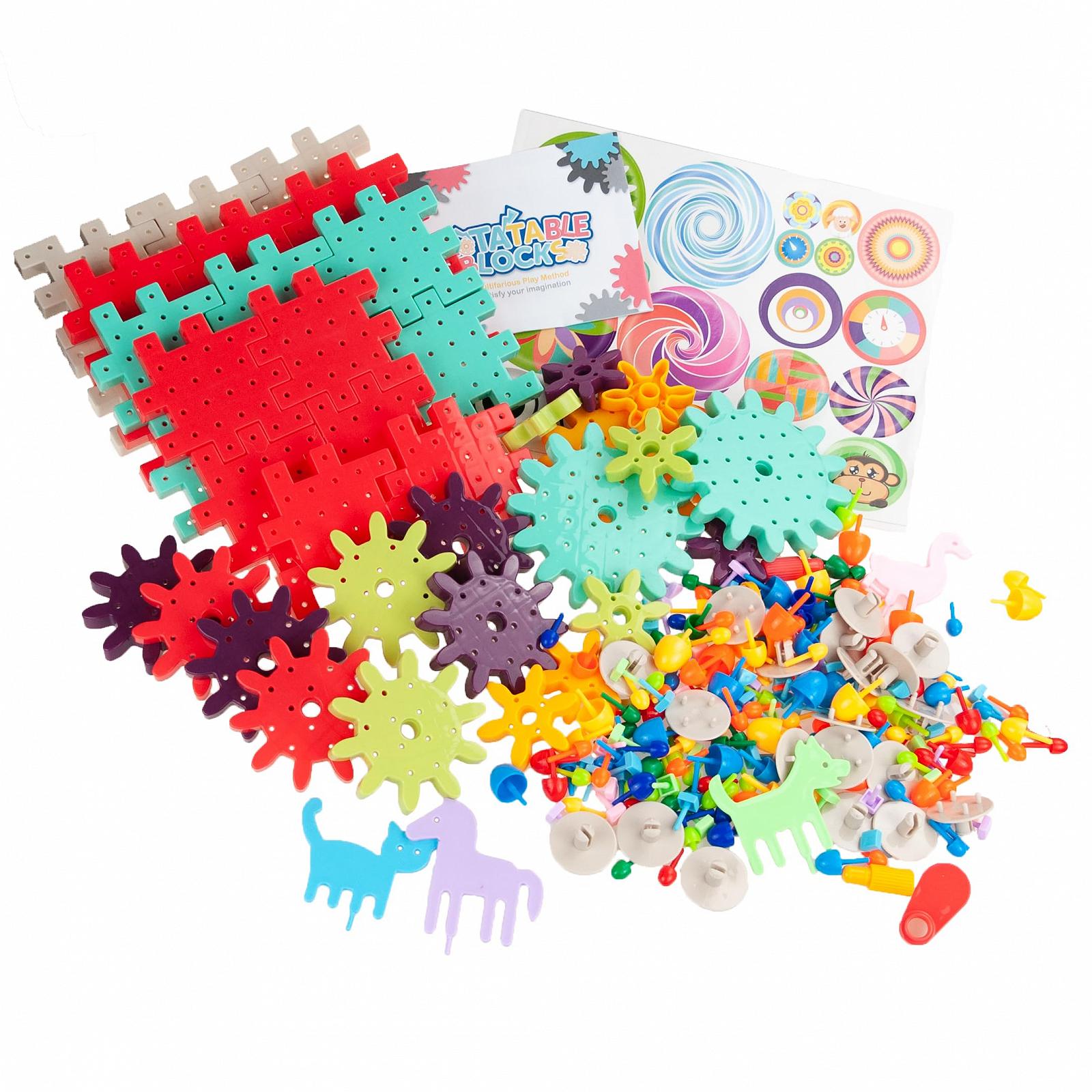 Конструктор Creative Building Blocks с шестеренками 268 элементов, фото №3