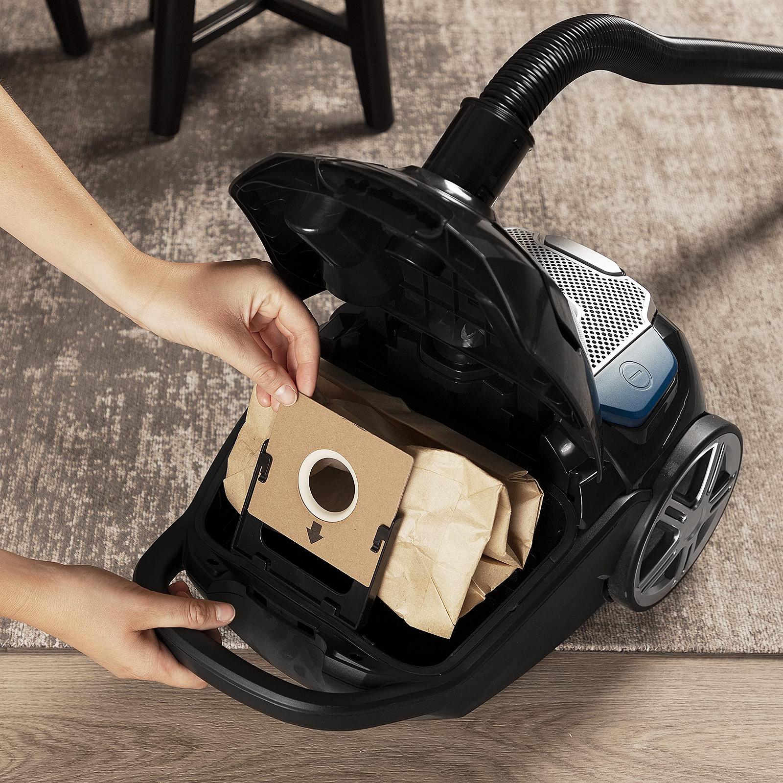 Пилосос Princess Powerful Quiet High Performance Multibrush Telescopic Tube Speed Control Bag 3 Litre 700W H13 HEPA Filter 334990 Чорний, фото №5