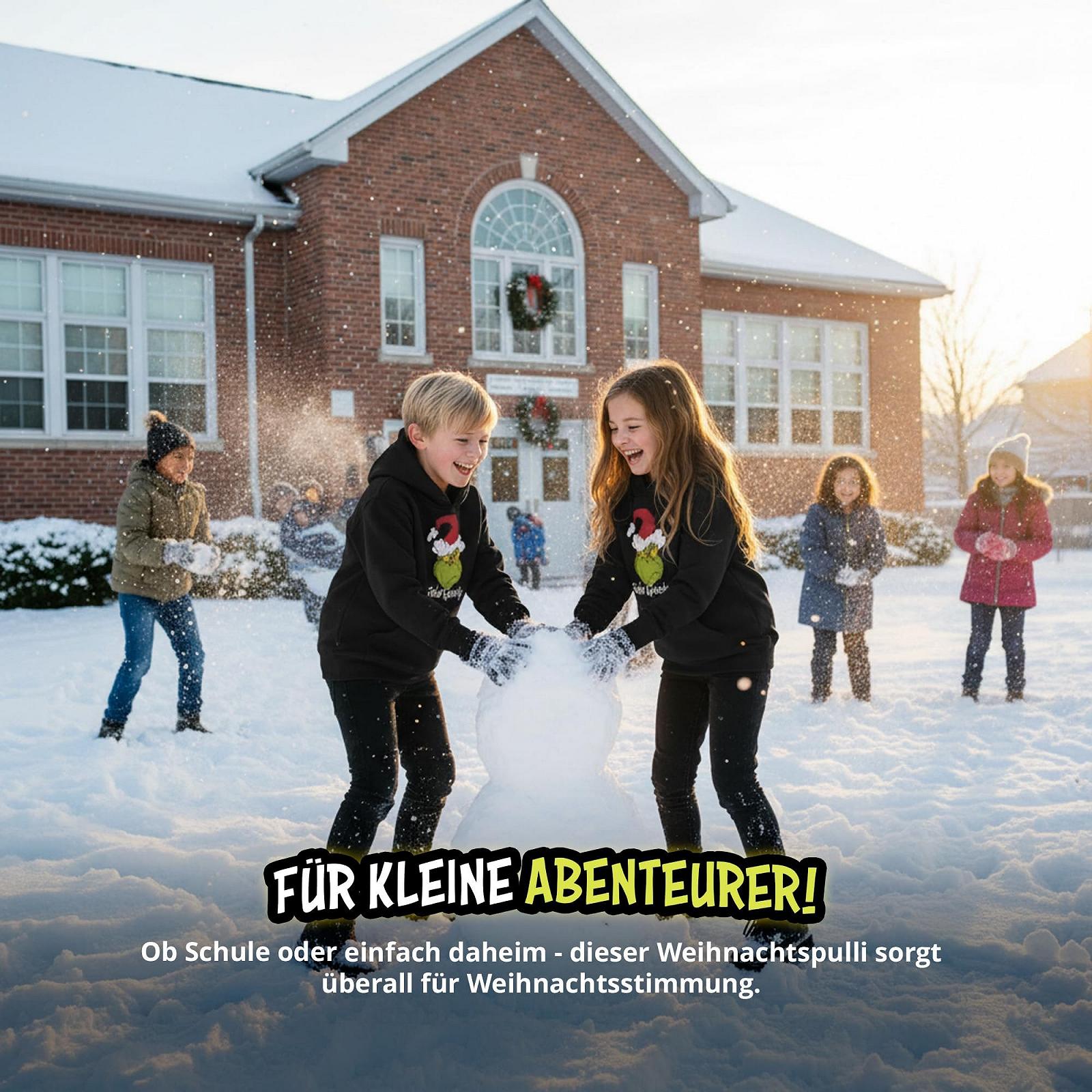 Худі United Labels The Grinch для хлопчиків і дівчаток - Дитячий худі-пуловер з капюшоном Чорний, фото №4