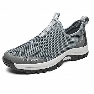 Мужские спортивные кроссовки для фитнеса, дышащие, сетчатые, слипоны, для бега, Кроссовки, акваобувь, для купания, пляжные, размер 39-48 - Фото 1