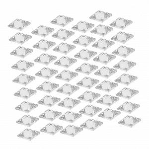 Набір прикрас для нігтів PLAFOPE, 50 шт, плоскі кубічні циркони - Фото 1