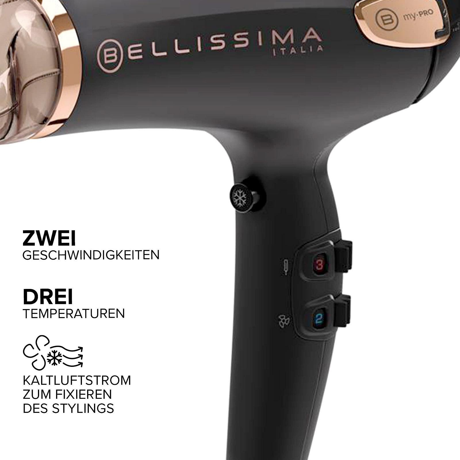 Фен Bellissima My Pro Ceramic P5 3800, 2300 Вт, с диффузором и ионной технологией, фото №6