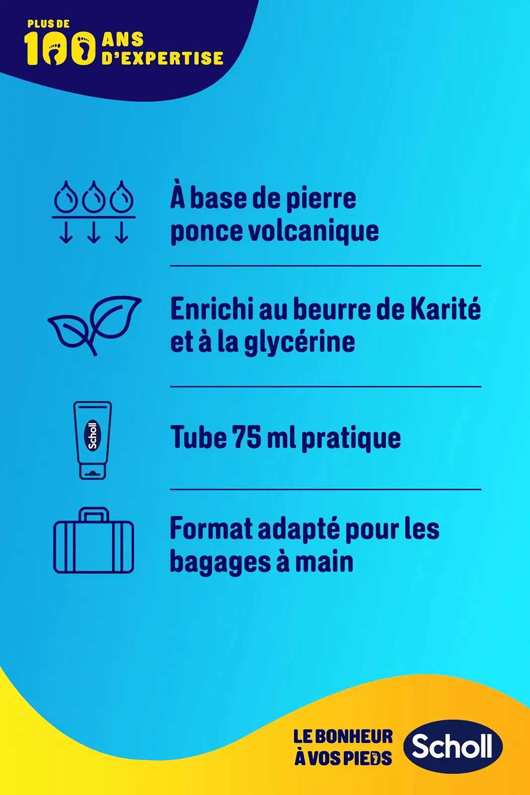 Крем-скраб для ног Scholl 75 мл, фото №5