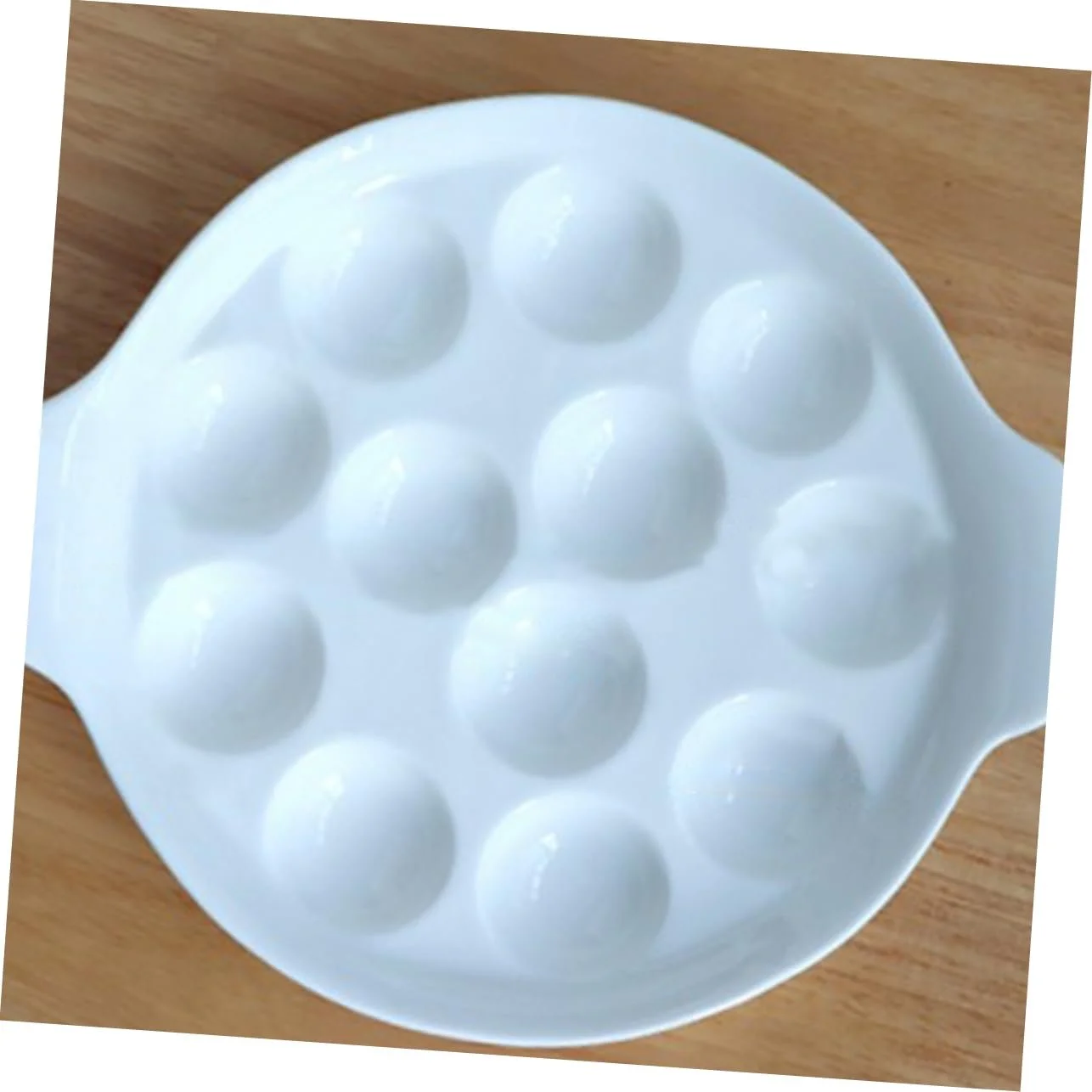 Форма для улиток керамическая с ручкой на 6 и 12 отверстий для духовки и посудомоечной машины, фото №6