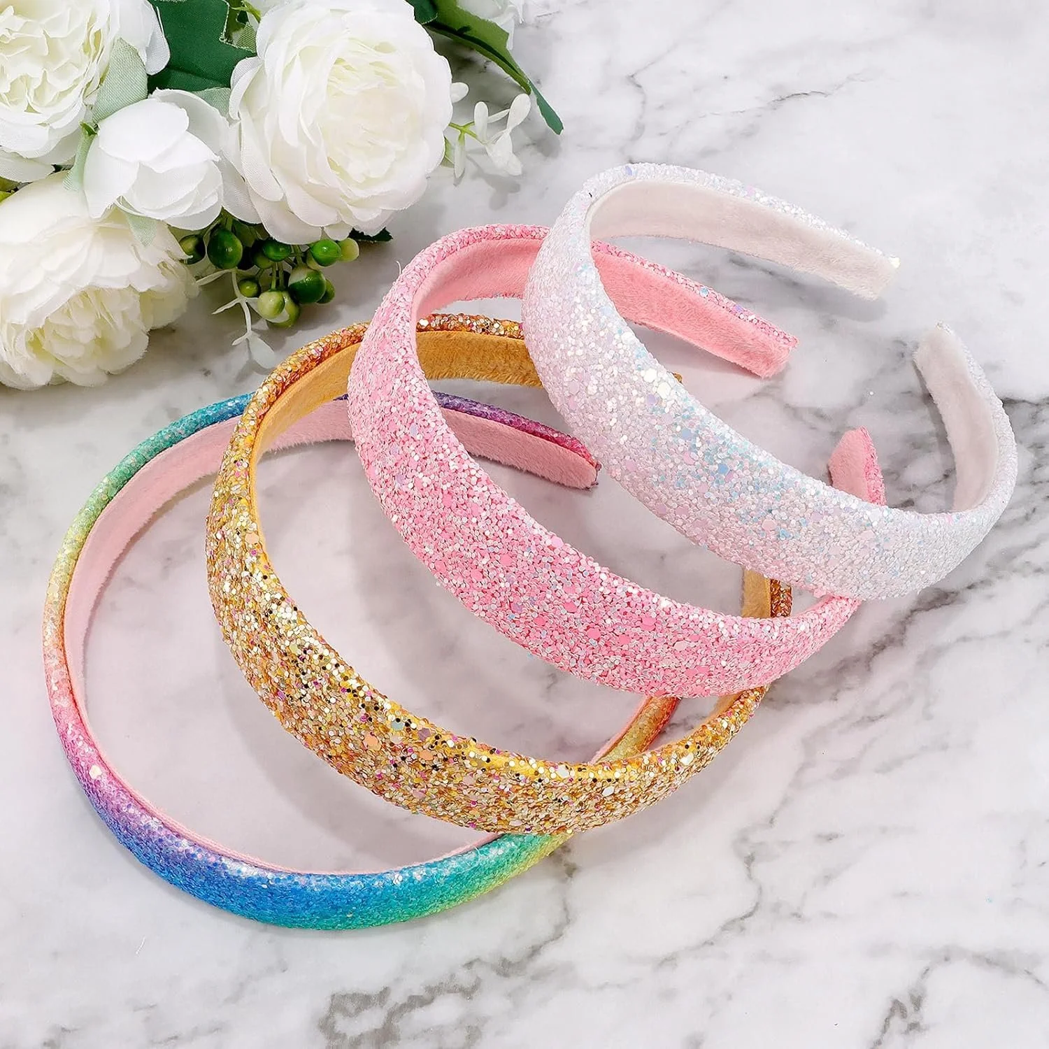 Обруч Блискучий Різнокольоровий (A, 1) 4 шт., фото №3