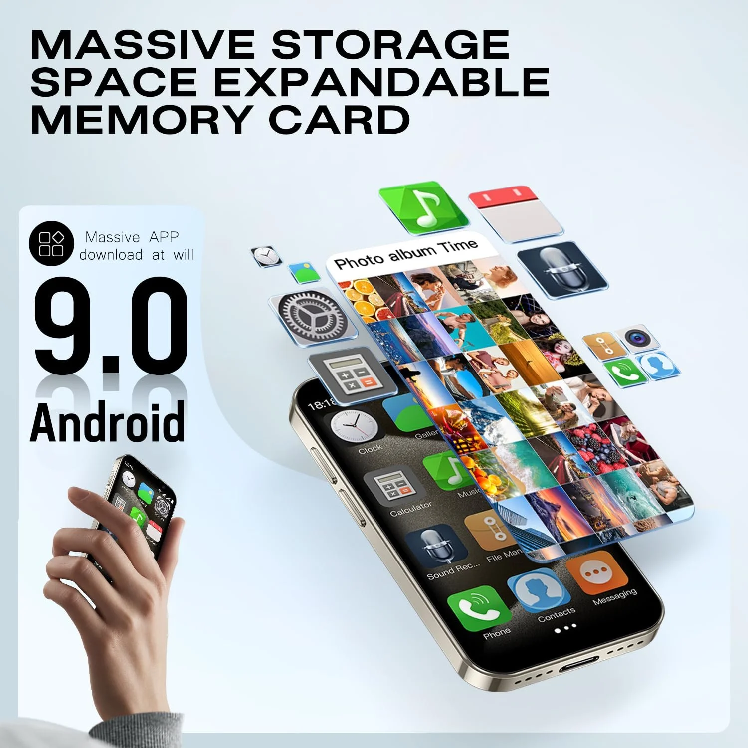 Смартфон XS18pro 3.0" 900 мАг 5MP Pink, фото №5