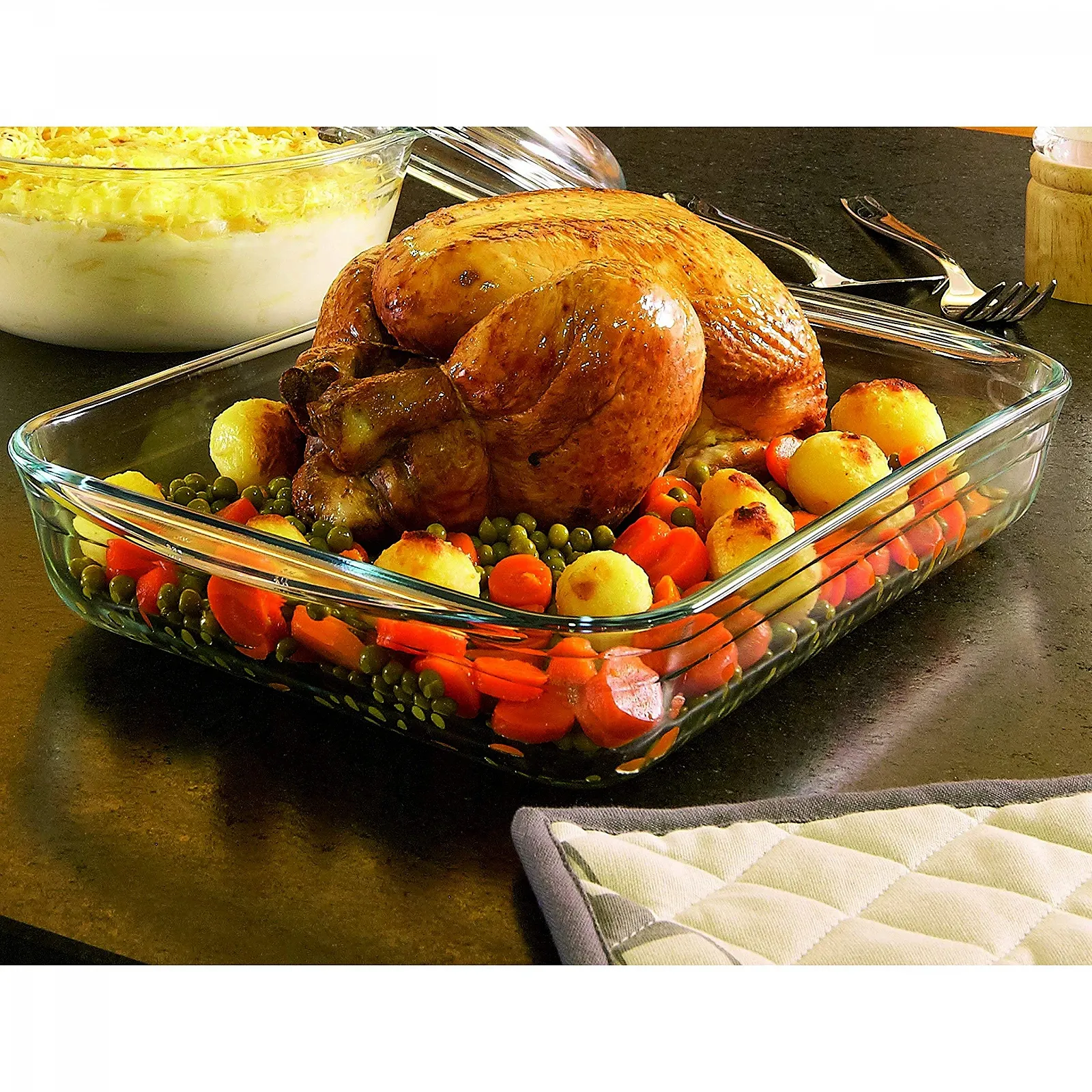 Форма для запекания 4937416 Rectangular 40 x 27 см 4.6 L прозрачная, фото №4 Форма для запекания 4937416 Rectangular 40 x 27 см 4.6 L прозрачная, фото №4