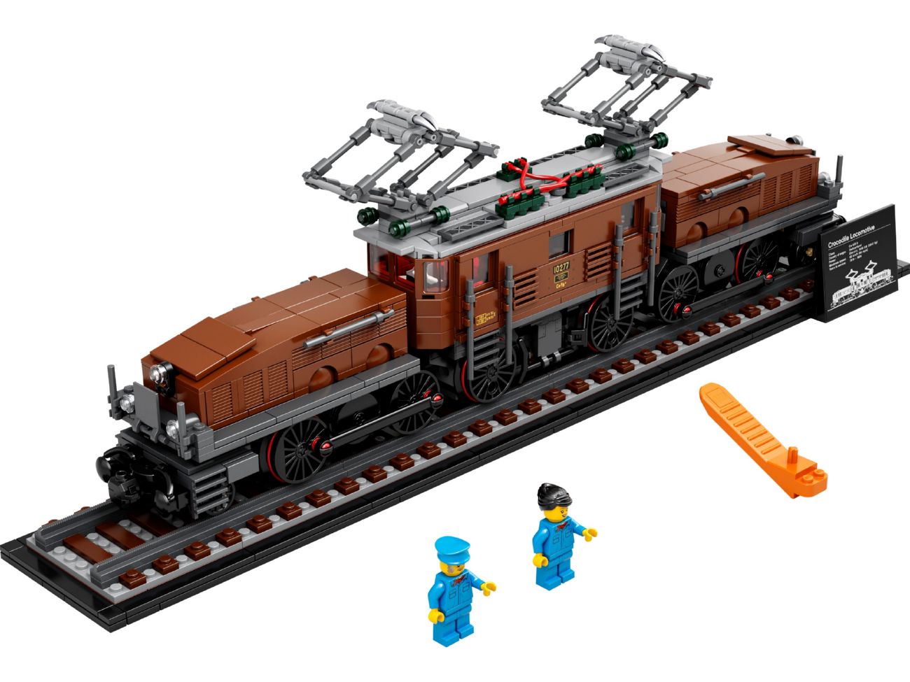 Детский конструктор LEGO Локомотив Крокодил 10277, фото №2