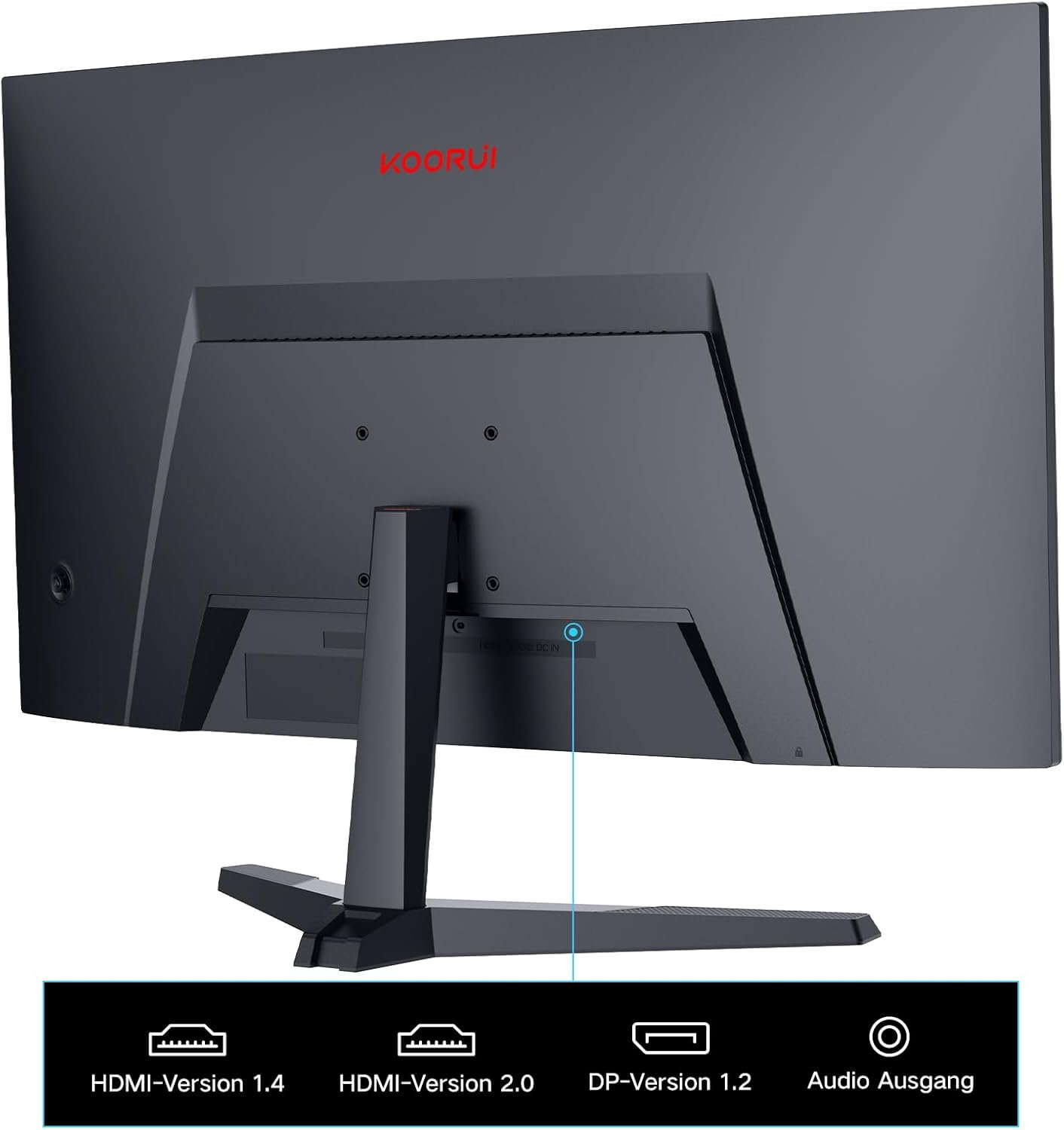 Монітор 27" KOORUI 27E6CA  Full HD VA 165 Гц, фото №6