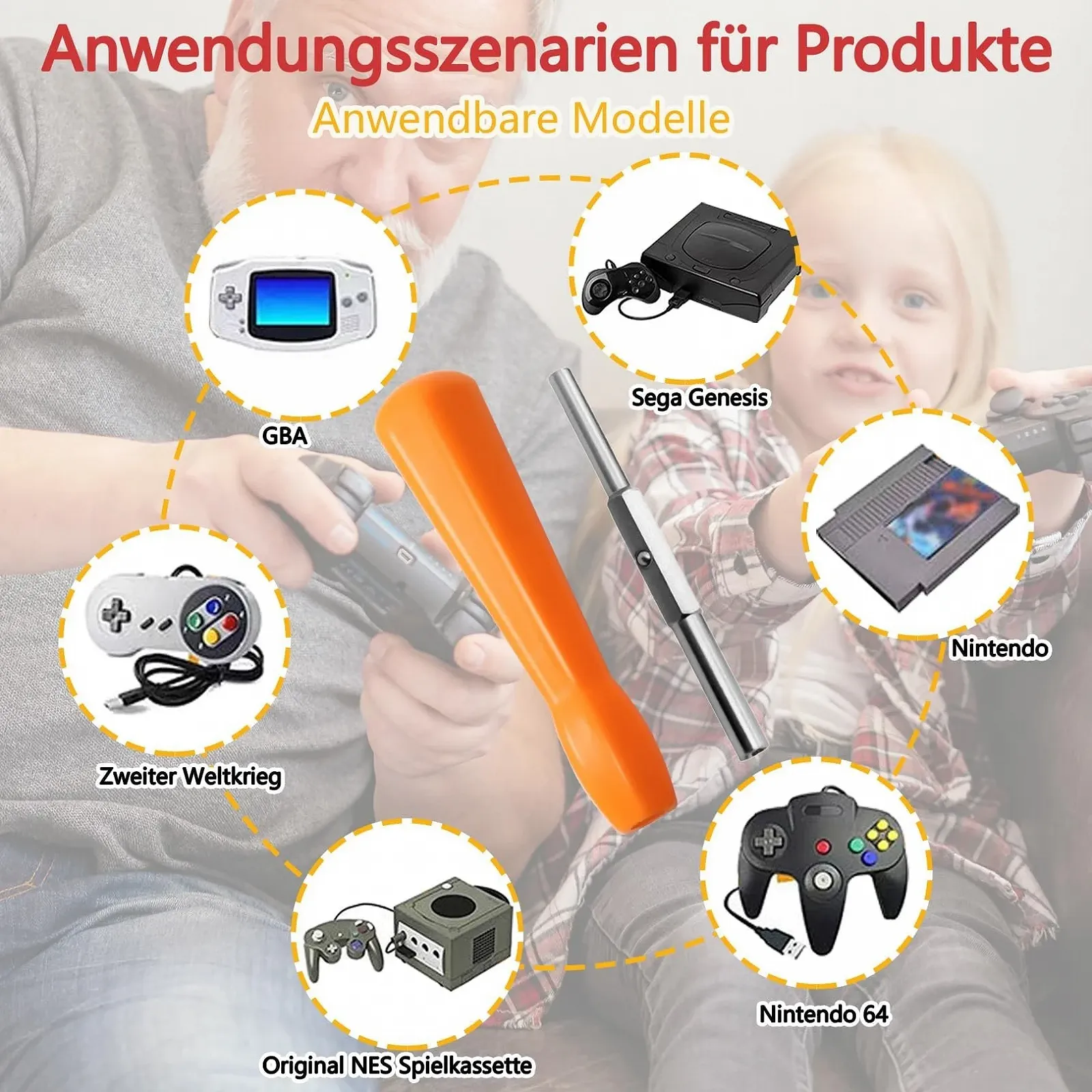 Викрутка Gamebit 2-в-1 з двосторонньою битою для консолей, фото №7