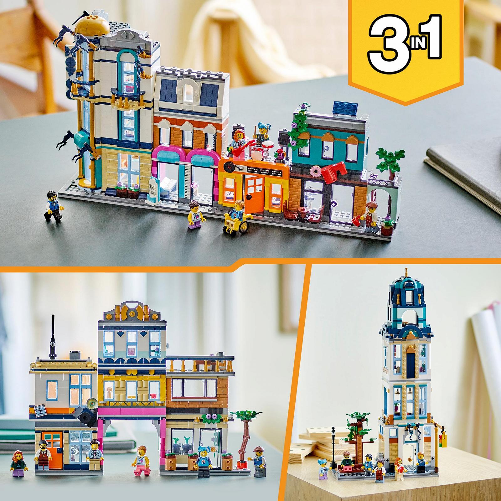Конструктор LEGO Creator 3-в-1 31141 Main Street Art Deco High Rise Market Street, фото №6