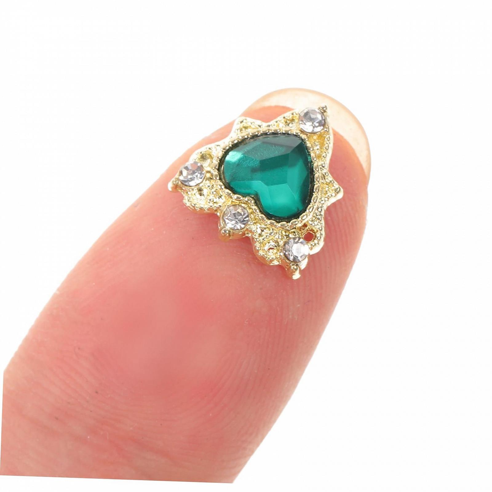 Кажан WOONEKY Металеві дорогоцінні камені для манікюру, фото №5