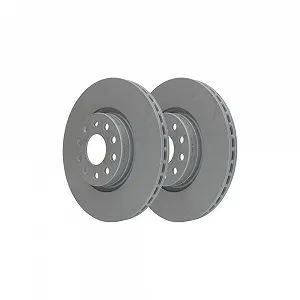 Комплект гальм (гальмівні диски та гальмівні колодки) ATE для AUDI SEAT SKODA передній + задній synthetic.ua - Фото 1