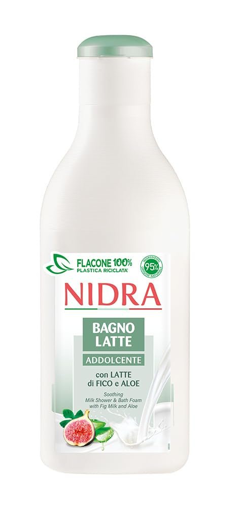 Гель для душу Nidra Addolcente з молочком інжиру та екстрактом алое 4 x 750 мл + брелок, фото №2