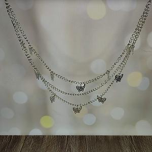 Тройная цепочка на джинсы штаны брюки юбку одежду Бабочки - Фото 1