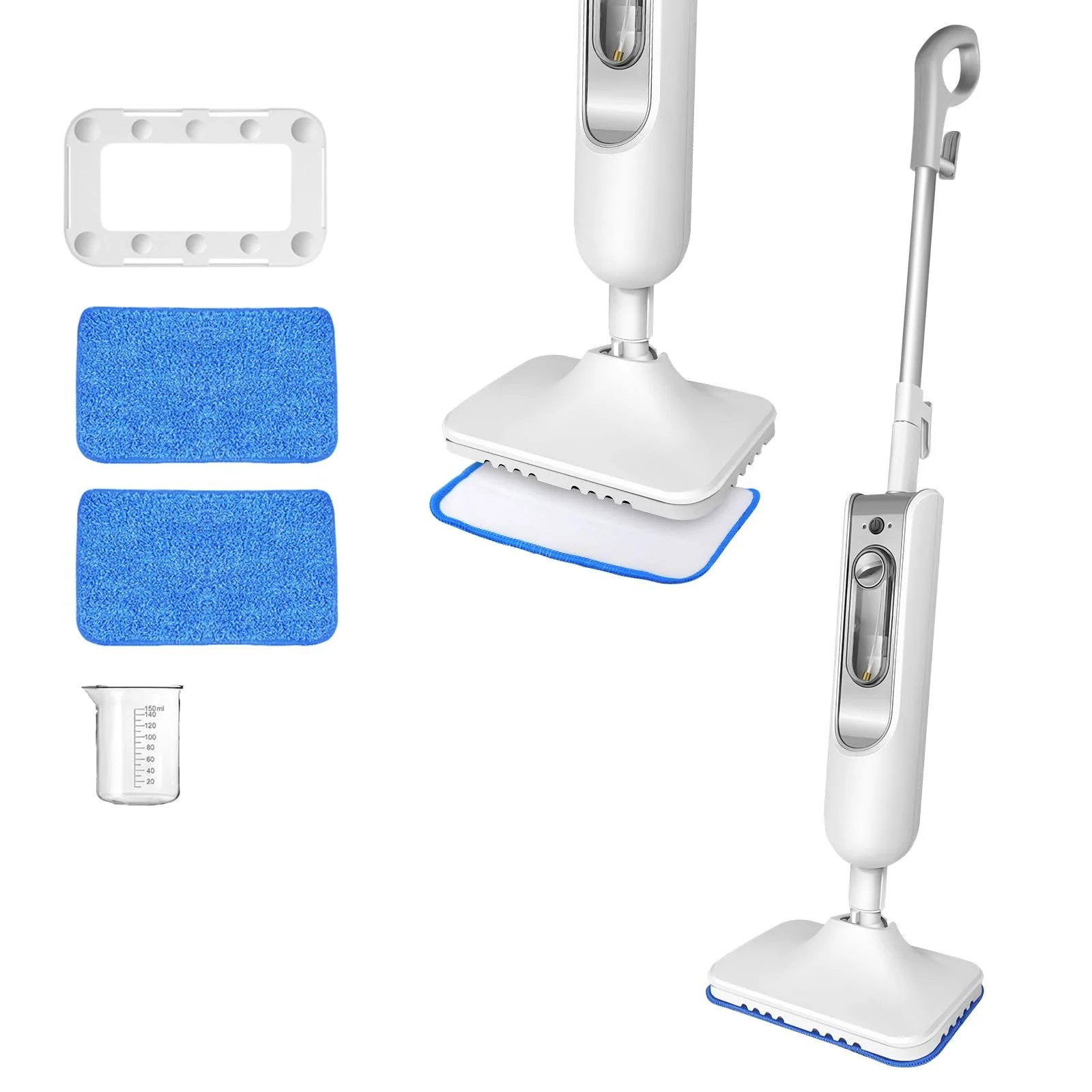 Парова швабра 1500 Вт 400 мл з 2 насадками, фото №1 Парова швабра 1500 Вт 400 мл з 2 насадками, фото №1
