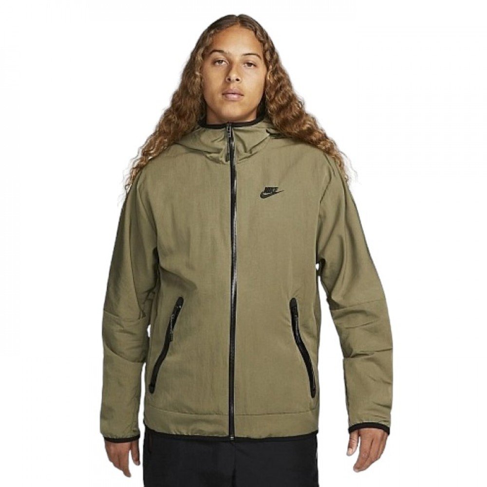 Куртка Nike Sportswear Tech Woven Full-Zip Lined Hooded Olive S, фото №1