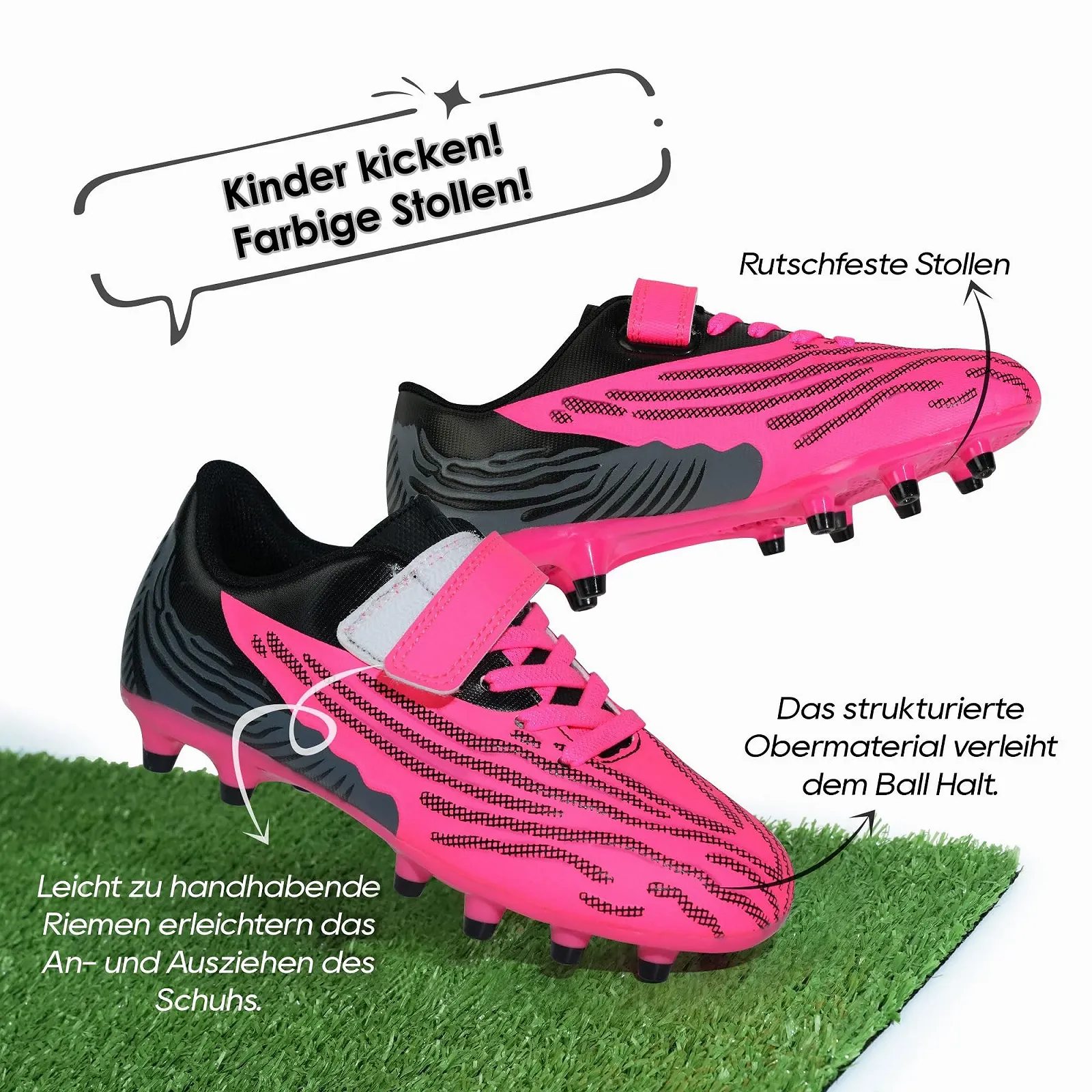 Футбольные Бутсы JABASIC Детские для мальчиков и девочек, фото №4