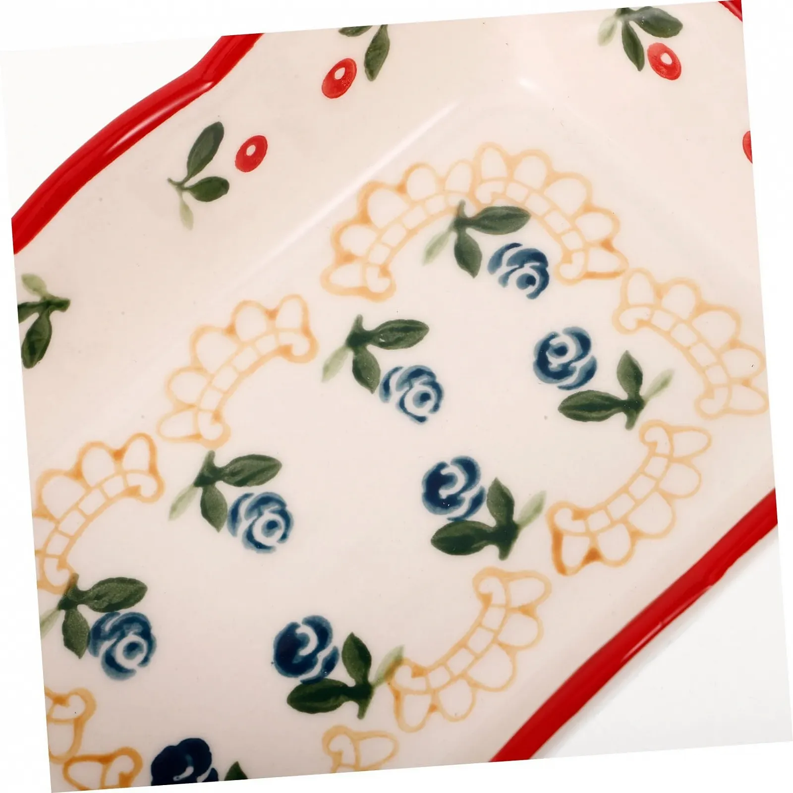 Форма для запекания керамическая прямоугольная с двумя ручками жаропрочная гладкая для микроволновой печи и морозильной камеры, фото №7