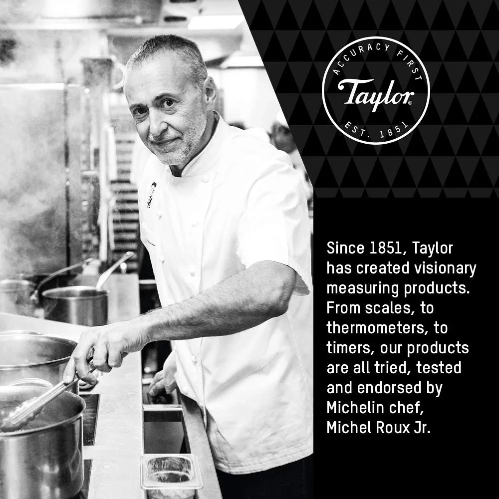 Таймер кухонный механический Taylor Pro 60 мин нержавеющая сталь, фото №5