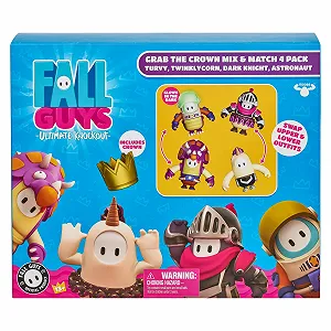 Набір фігурок Fall Guys 62585 Turvy, Twinklycorn, Dark Knight, Astronaut 10 см 4 шт. Різнокольоровий synthetic.ua - Фото 1