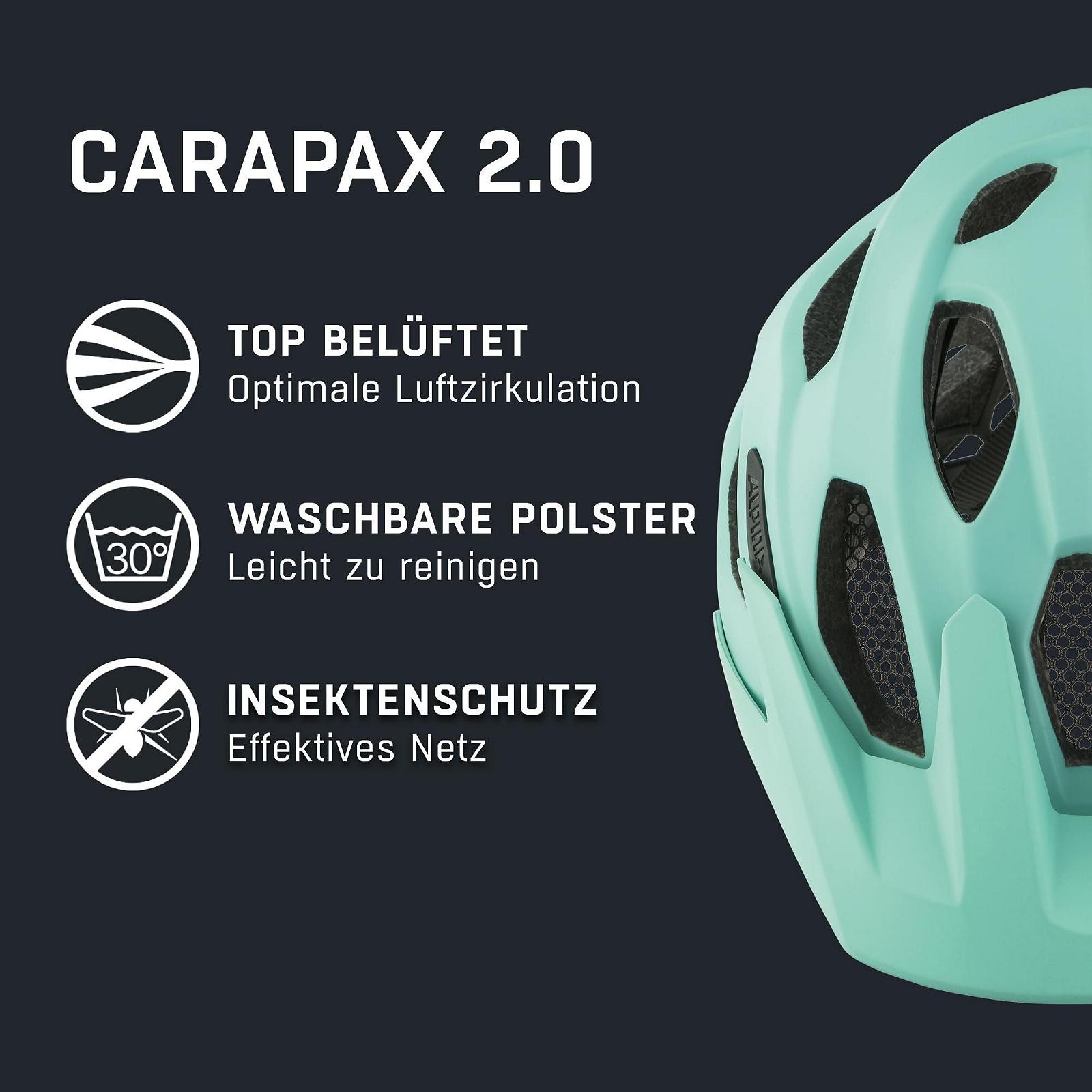 Шлем ALPINA Carapax 2.0 Moon-Grey-Peach Matte, фото №2