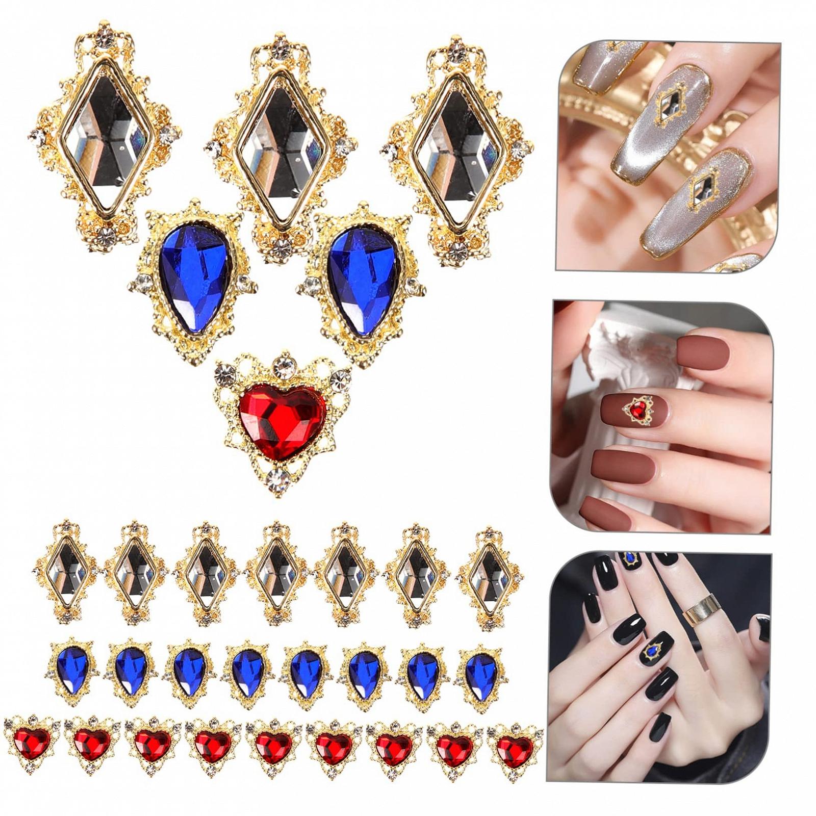 Набір прикрас для нігтів у формі серця Healeved, фото №4