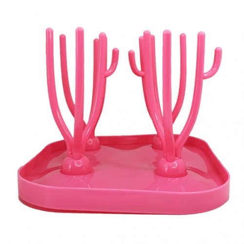 Сушка для детских бутылочек Кактус розовая [tsi237544-TSI], фото №1